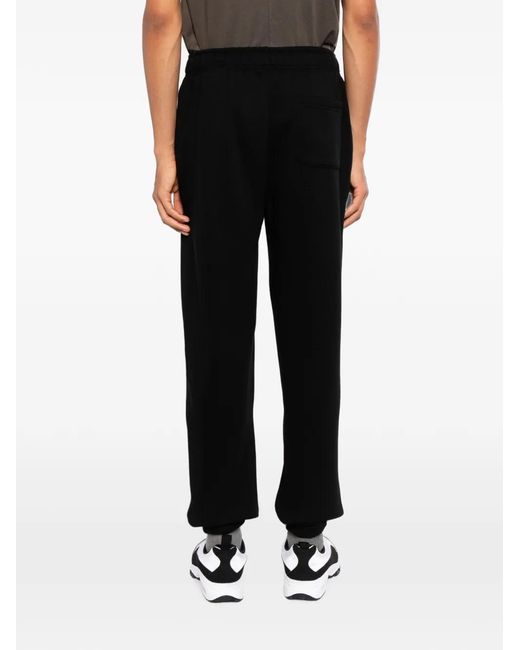 Melt Black Tiger-Patch Track Pants for men