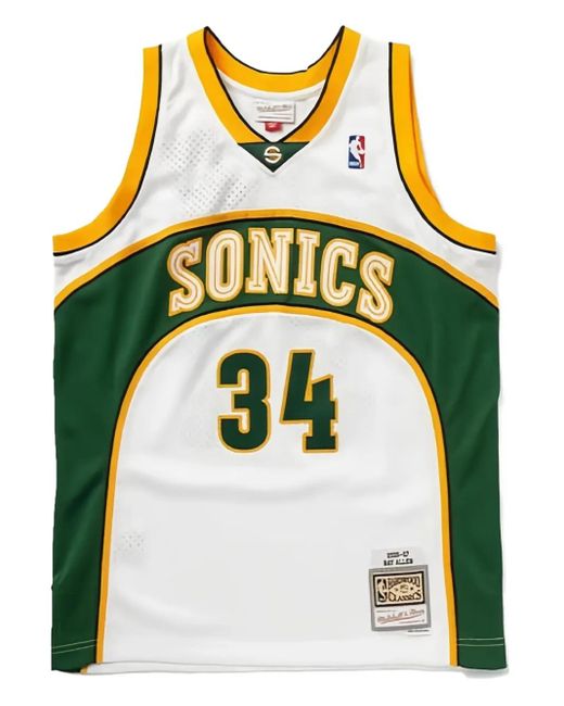Mitchell & Ness White Nba Swingman "Supersonics 2006 Ray Allen" Jersey for men