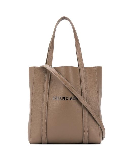 Balenciaga Brown Xxs Everyday Tote Bag