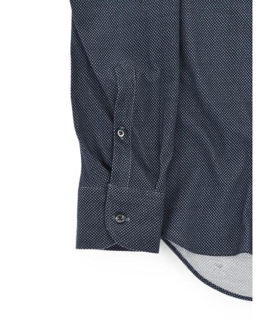 Corneliani Blue Button-Down Shirt for men