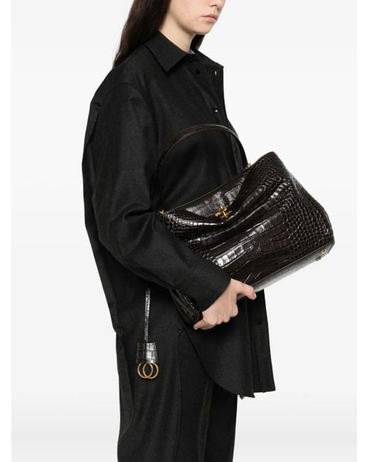 Balenciaga Black Medium Rode Tote Bag