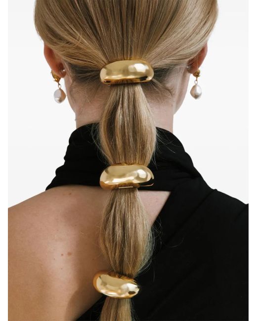 Jennifer Behr White Mona Hair Tie