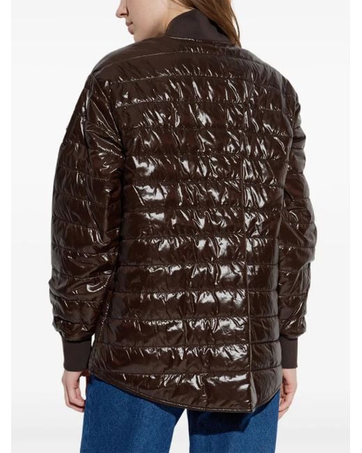 Moose Knuckles Brown Quilted Pocket Jacket