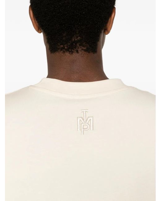 Imperial White T-Shirt À Col Rond for men
