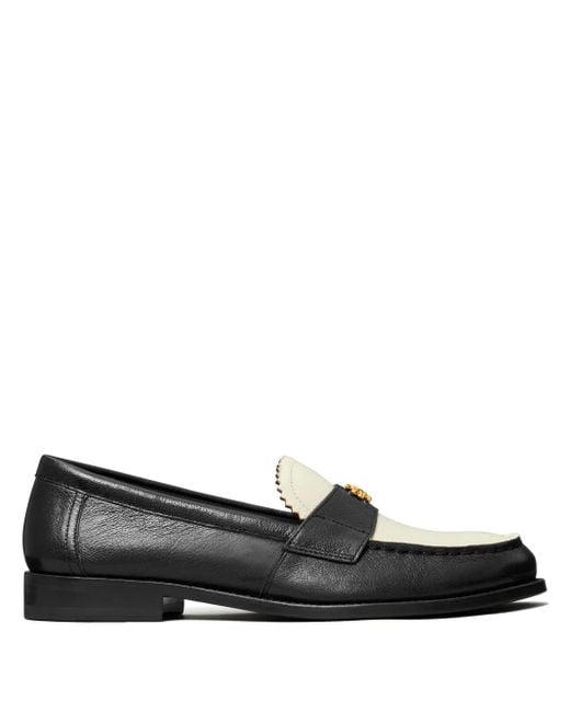 Tory Burch Black Classic Leather Loafers