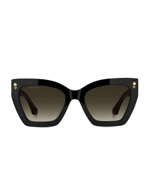 Etro Black Stripes Sunglasses