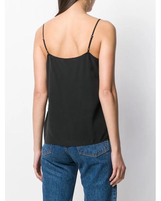 Equipment Black Layla Silk Cami