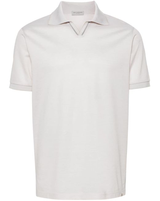 Paul & Shark White Piqué Cotton Polo Shirt for men