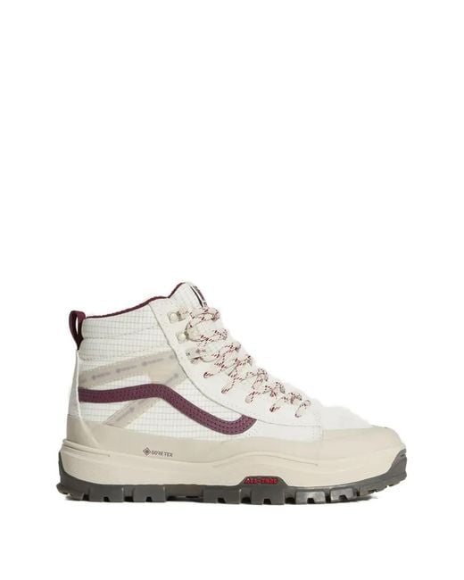 Vans White Sk8-Hi Sneakers