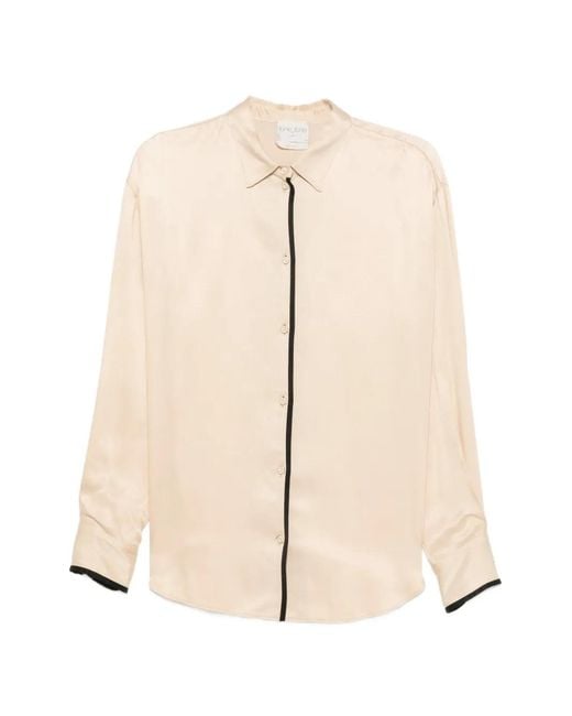 Forte_forte Natural Contrast-Trim Shirt