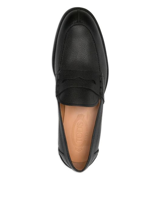 Tod's Black Flat Shoes for men