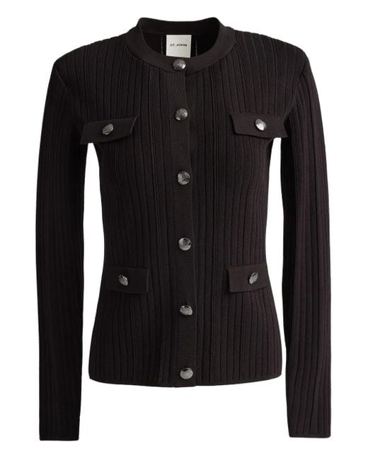 St. John ボタン ジャケット Black