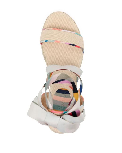 Paul Smith Natural Wedge Sandals