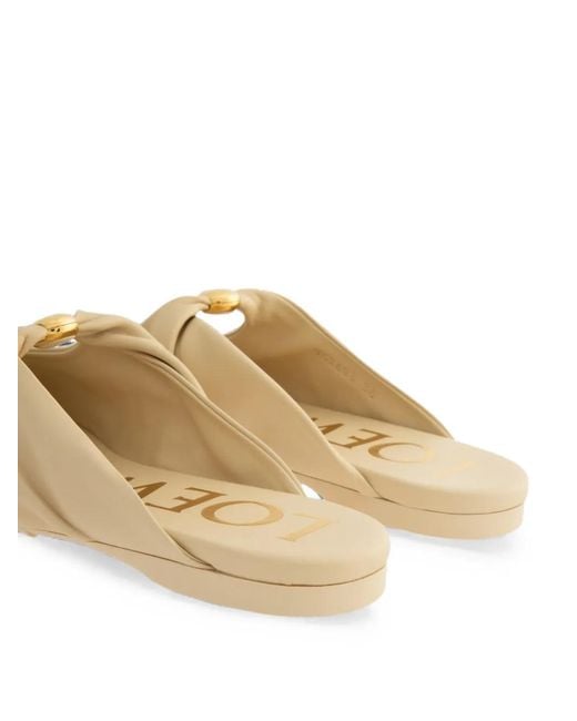Loewe Multicolor Geraffte Pebble Mules