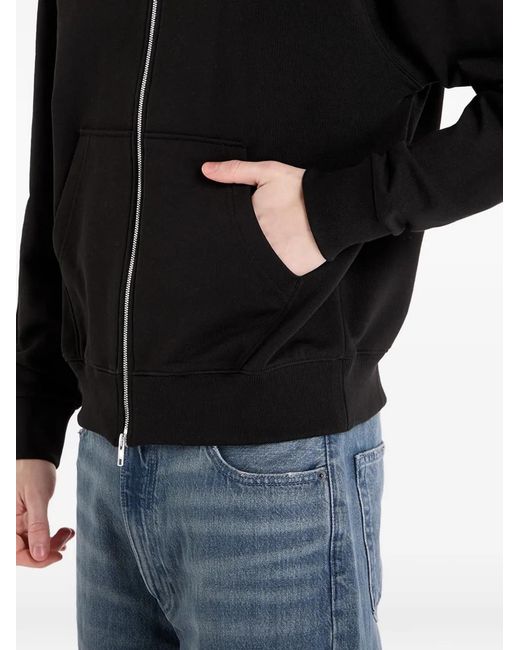 KENZO Black Lunar New Year Zip-Up Graphic Hoodie for men
