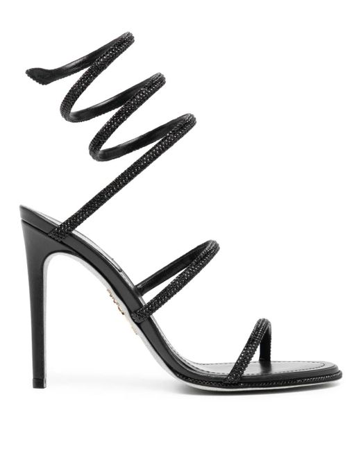 Sandales Cleo 110 Mm Rene Caovilla en coloris Black