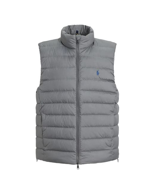 Polo Ralph Lauren Gray Quilted Gilet for men