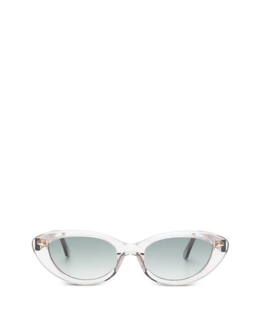 Ahlem White Prairie Cat-Eye Sunglasses