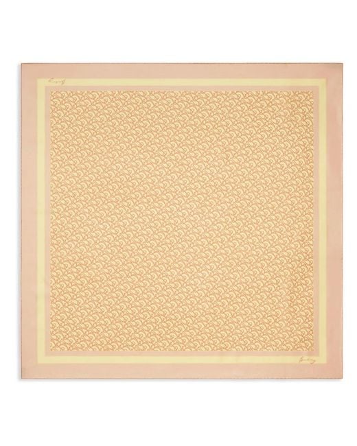 Burberry Natural B Charm Silk Scarf