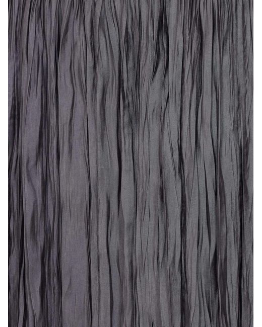 Roberto Collina Gray Pleated Skirt