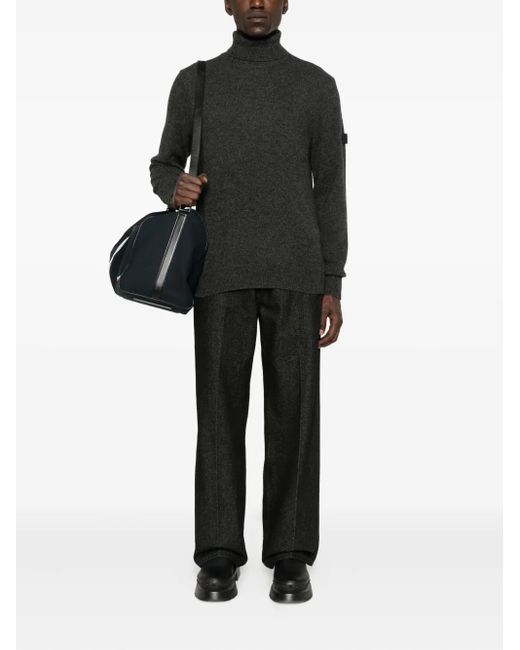 Peuterey Black Roll-Neck Sweater for men