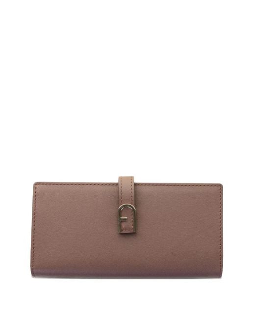 Portefeuille Continental Flow Furla en coloris Brown