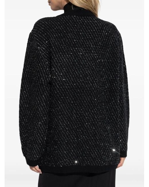 Gestuz Black Button Pocket Cardigan