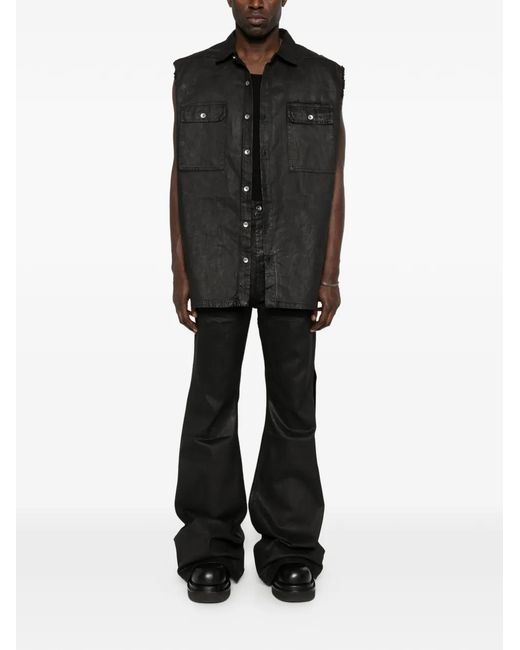 Rick Owens Black Bolan Bootcut Jeans for men
