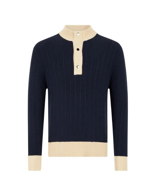 Jersey Con Botones Ballantyne de hombre de color Blue