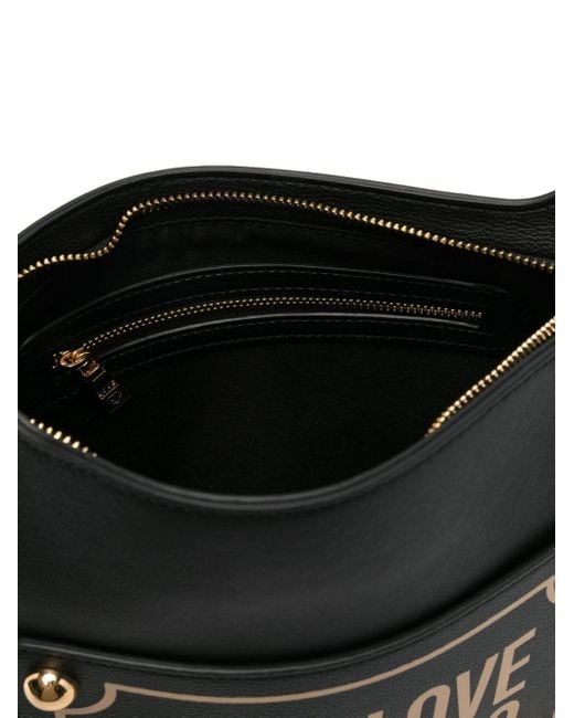 Love Moschino Black Logo-print Shoulder Bag