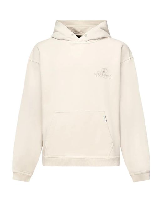 Represent Hoodie Met Geborduurd Logo in het White voor heren