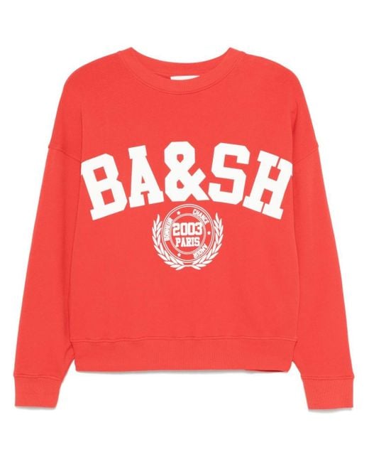 Ba&sh Benjamin Sweater in het Red