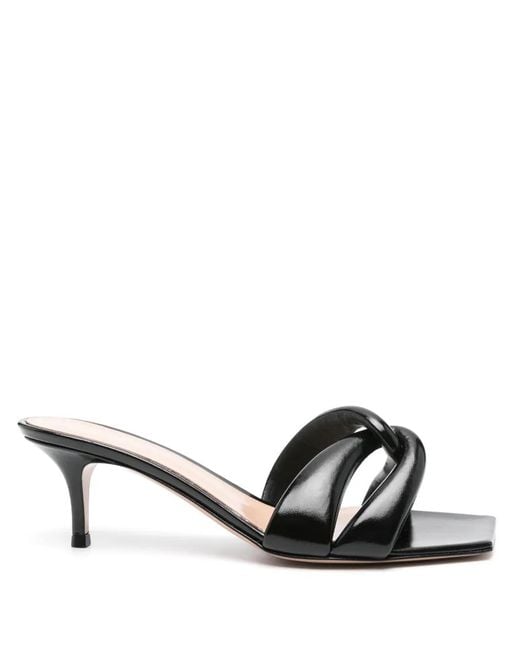 Gianvito Rossi Black 55Mm Amour Sandals