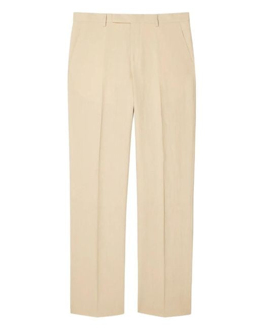 Paul Smith Natural Linen Trousers for men