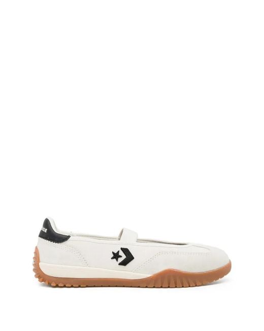 Converse White Baskets Run Star