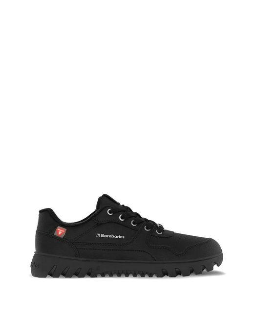 Barebarics Black Zing Frost Logo-Patch Sneakers