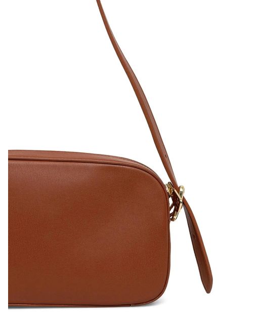 ARMANI EXCHANGE Brown Logo-Embossed Shoulder Bag