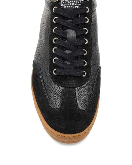 AllSaints Black Leo Low-Top Sneakers for men