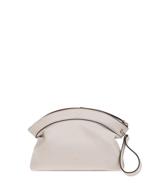 Furla Gray Erica Clutch Bag