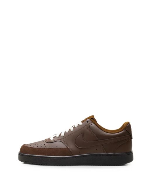 Nike Brown Court Vision Low Sneakers for men