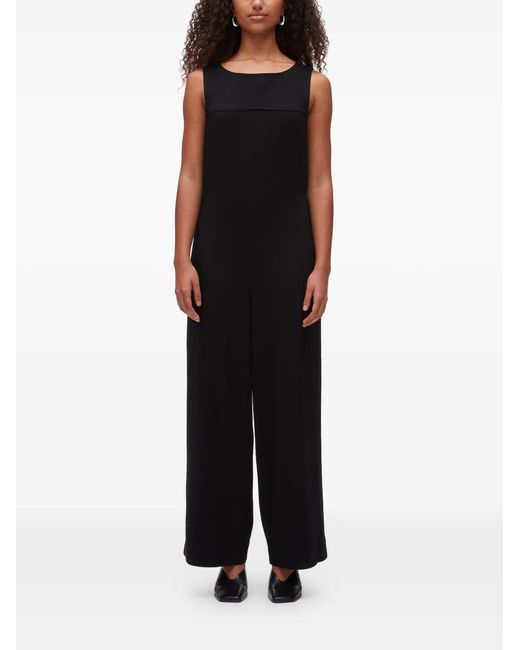 3.1 Phillip Lim Black Button Panel Jumpsuit