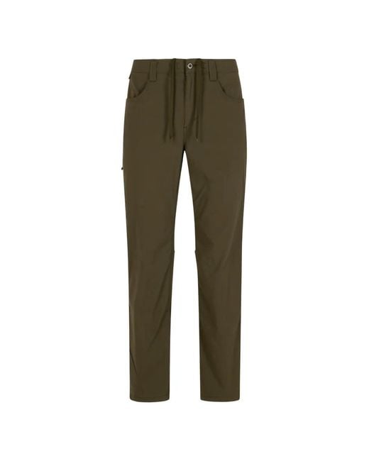 Patagonia Green Drawstring-Waist Trousers for men