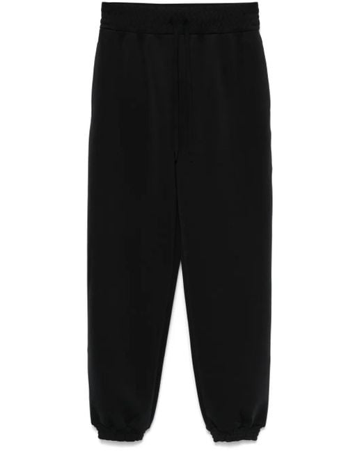 Moncler Black Scuba Jersey Track Pants