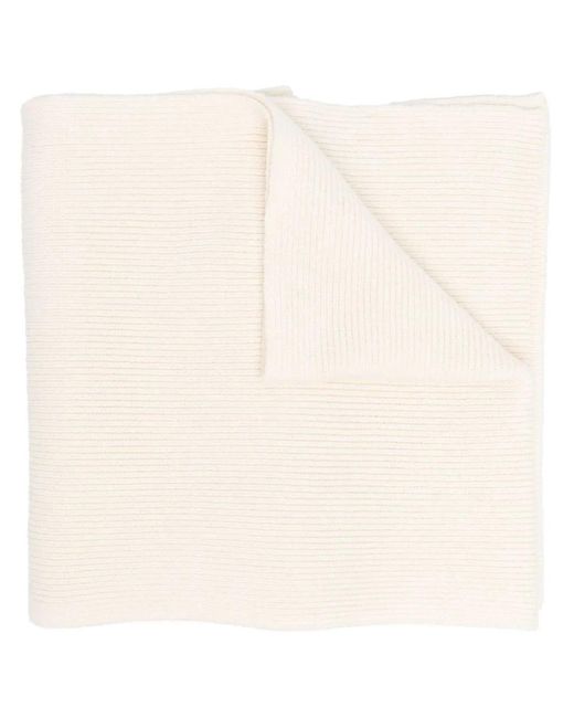 DIESEL Natural K-Coder Ribbed Wool-Blend Scarf