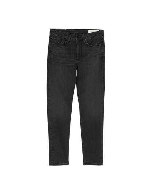 Rag & Bone Black Fit 2 Brushed Jeans for men