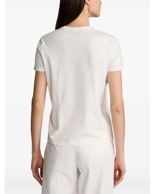 Ralph Lauren White Bear-Motif T-Shirt