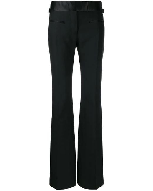 Tom Ford Black Flared Tailored Trousers