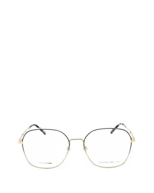 Marc Jacobs Natural Round-Frame Glasses