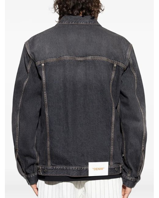 Chaqueta Con Parche De Bandera Off-White c/o Virgil Abloh de hombre de color Gray