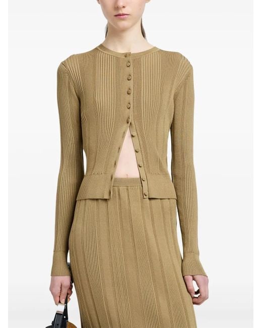 Proenza Schouler Natural Currin Cardigan